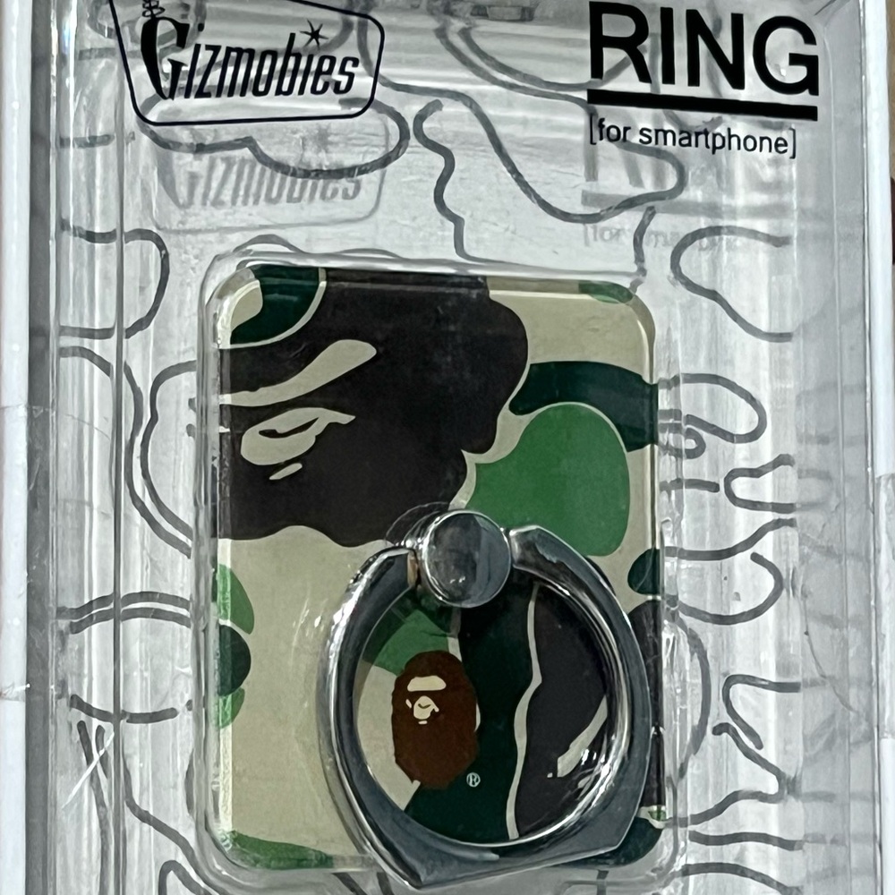 Bape ABC Camo Phone Ring Green NIB